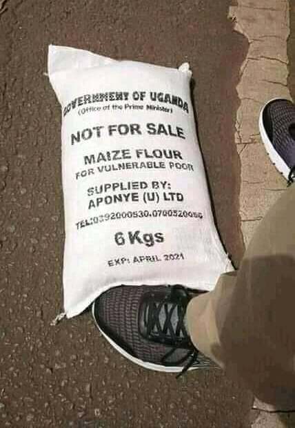 sack of maize flour